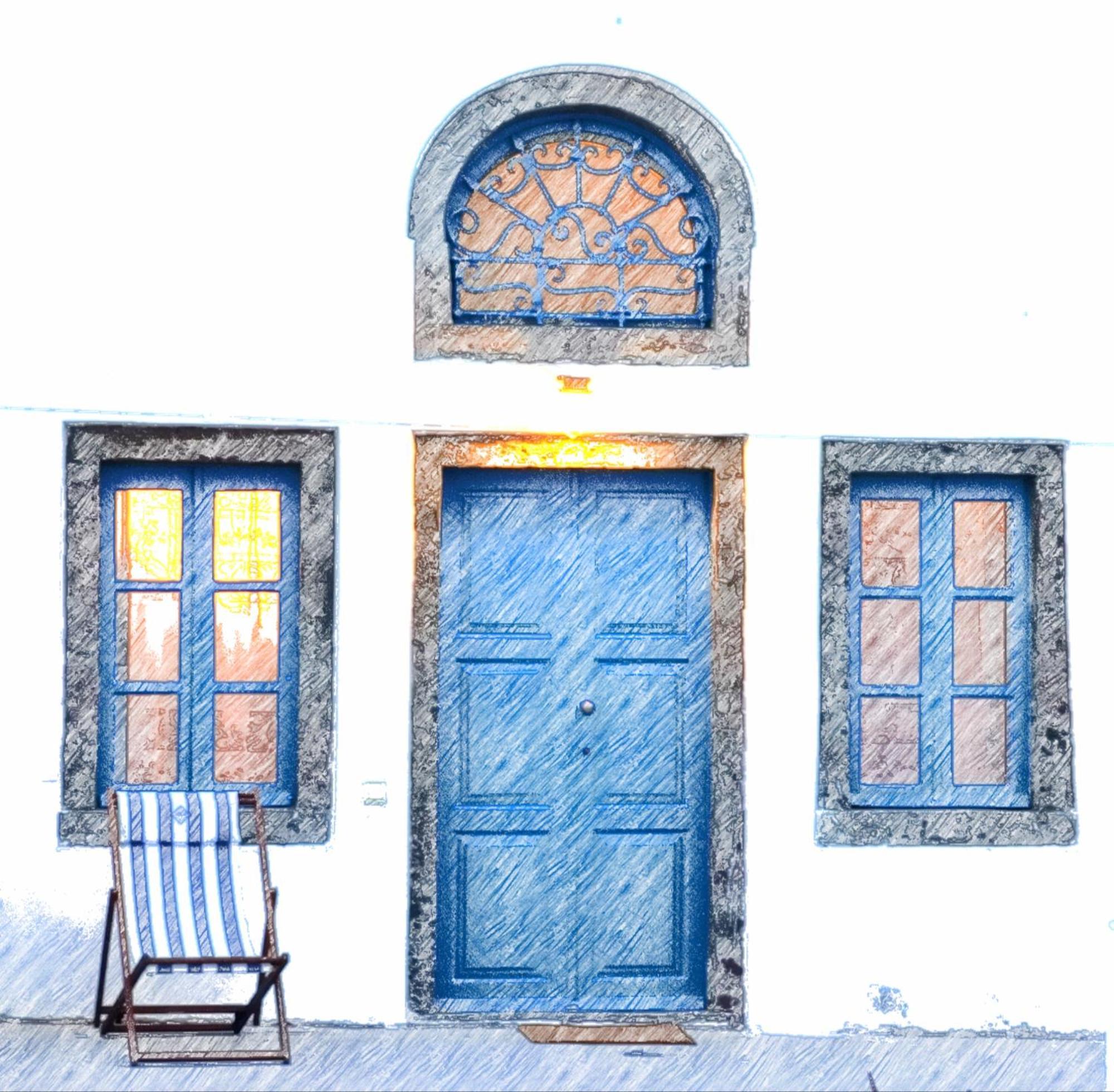 Whitewashed Houses Mesaria Bagian luar foto